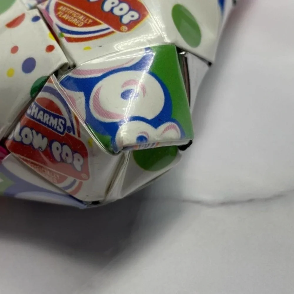 Rare Vintage Candy Wrapper Handmade Clutch / Wristlet